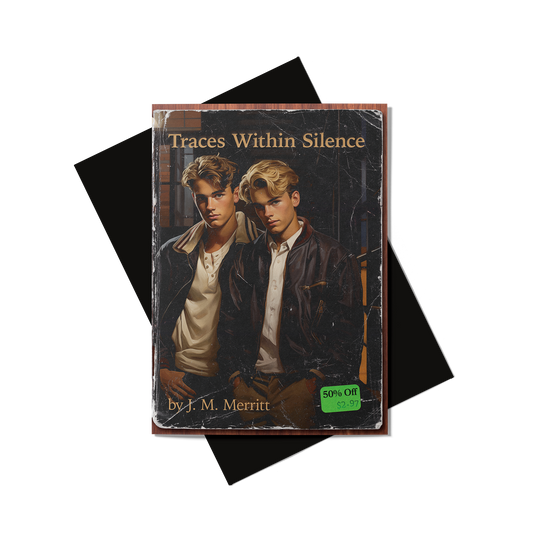Book cover of 'Traces Within Silence' by J.M. Merritt on a white background