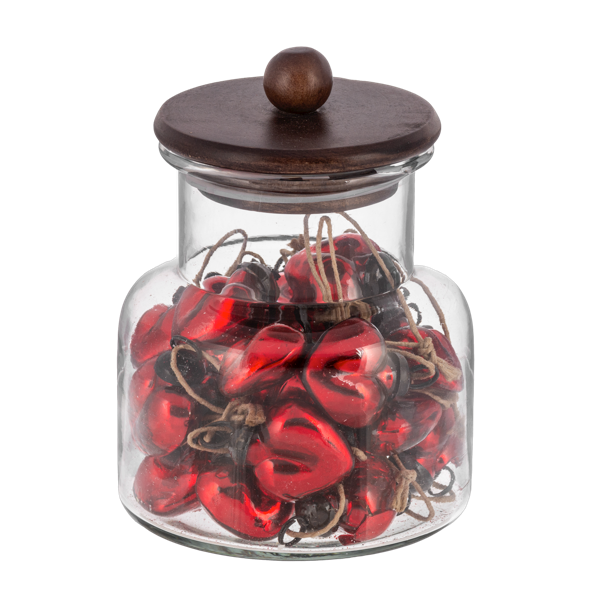 Mini Mercury-Glass Heart Ornament