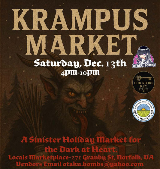 Krampus Market: Sat. Dec. 13th 4pm - 10pm