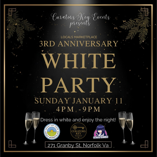 3rd Anniversary White Party Market