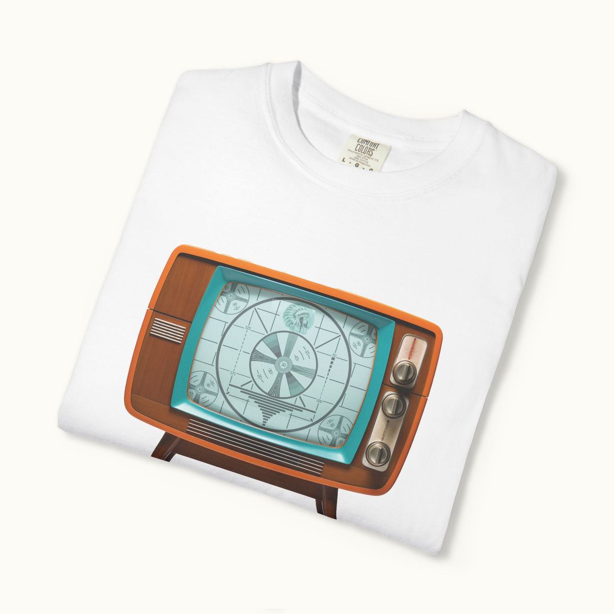 Customizable Retro TV Test Pattern T‑Shirt