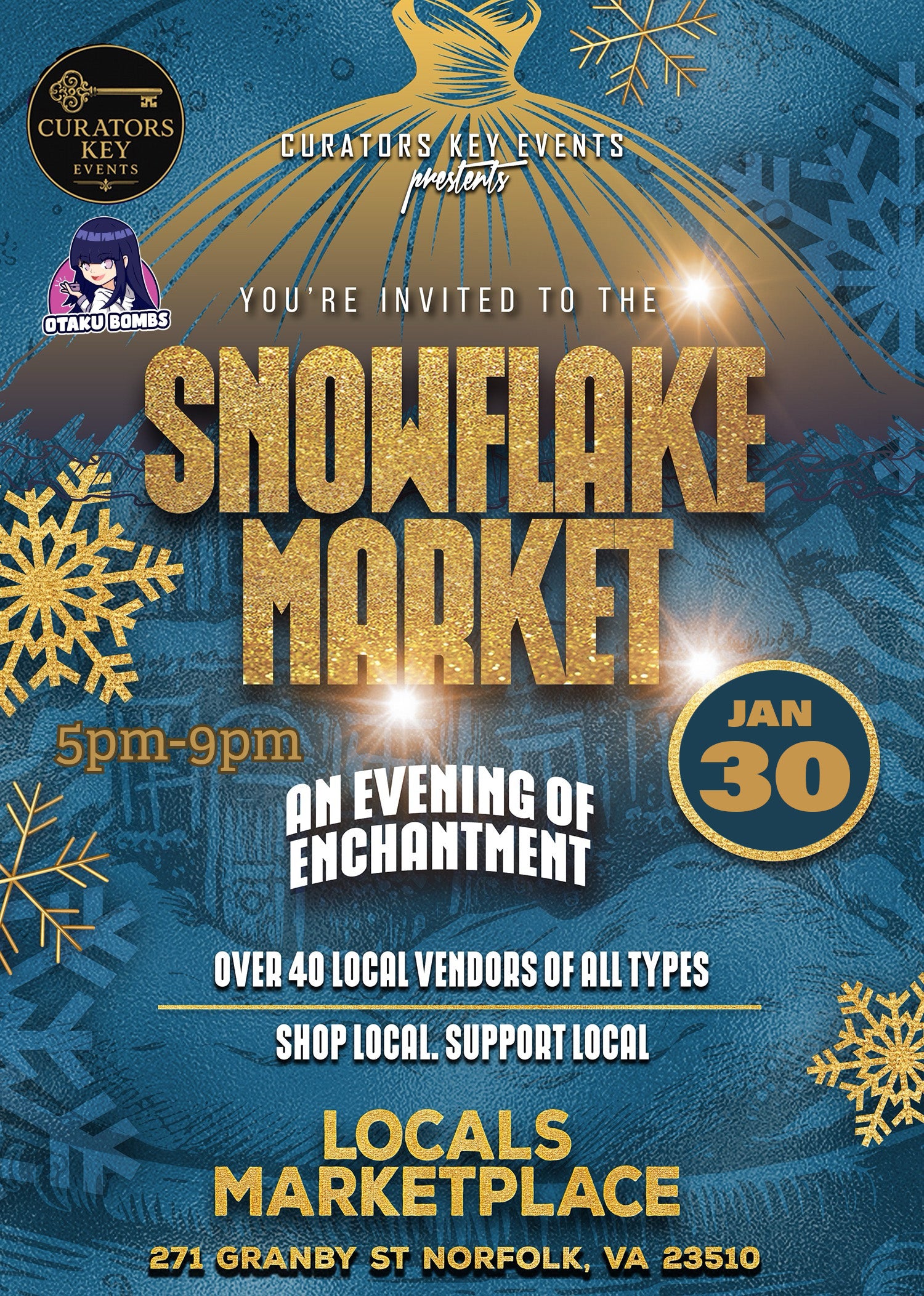 Snowflake Market - Jan 30th 2026 5-9pm