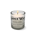 Sweet Tea & Honeysuckle scented candle in a glass container with 'The Lost Wax Company' branding on a white background.