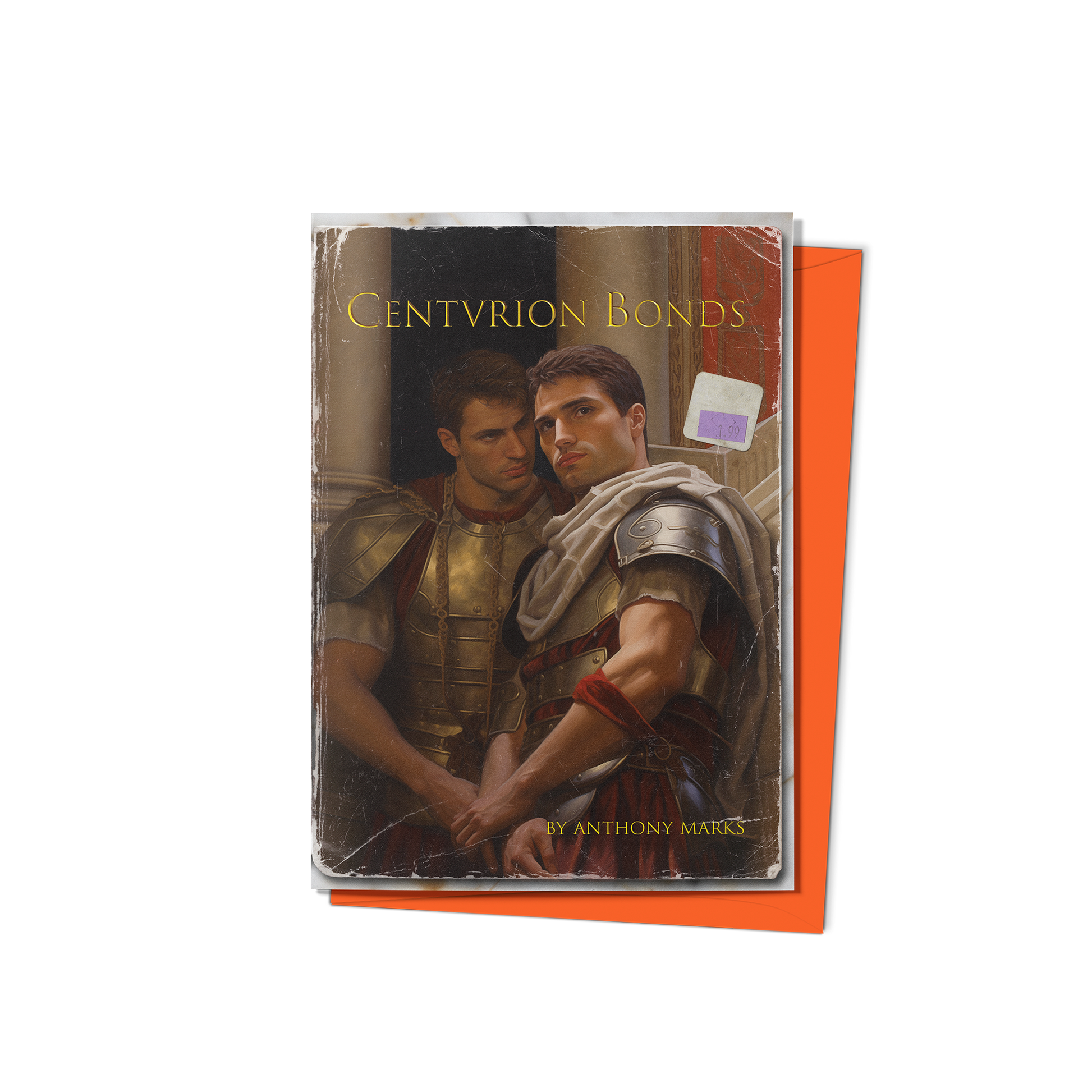Centurion Bonds Greeting Card (Front) with Orange Envelope - Studio Ten Design