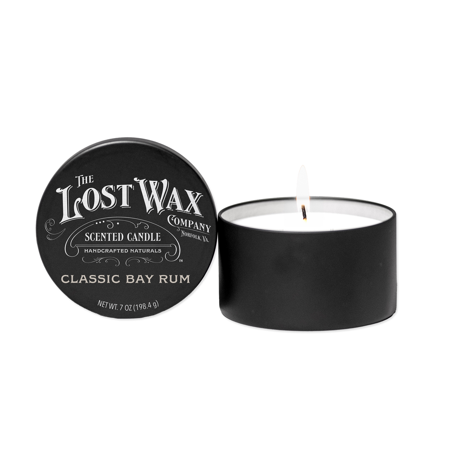Classic Bay Rum Candle Tin