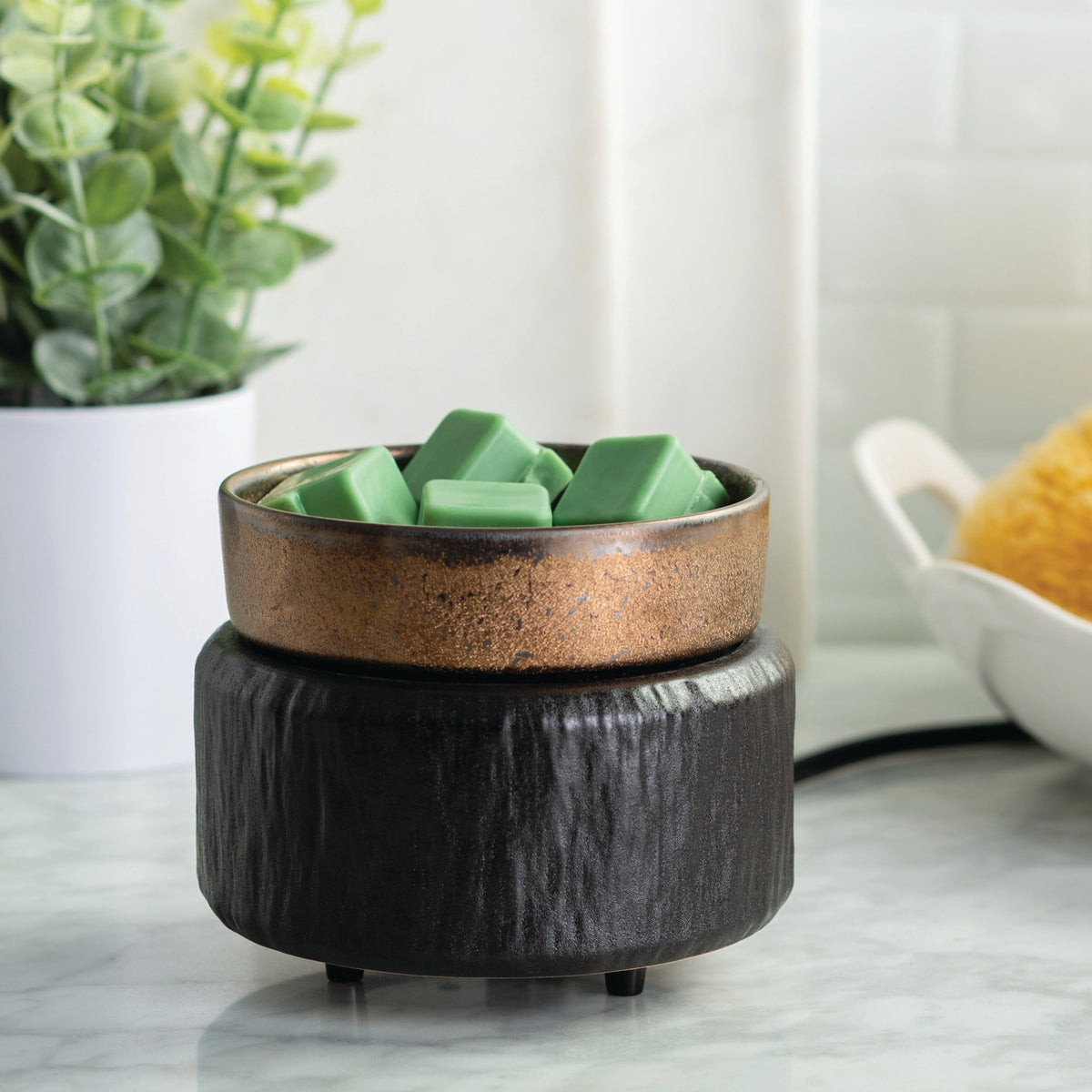 Classic Bronze & Black Ceramic Fragrance Warmer