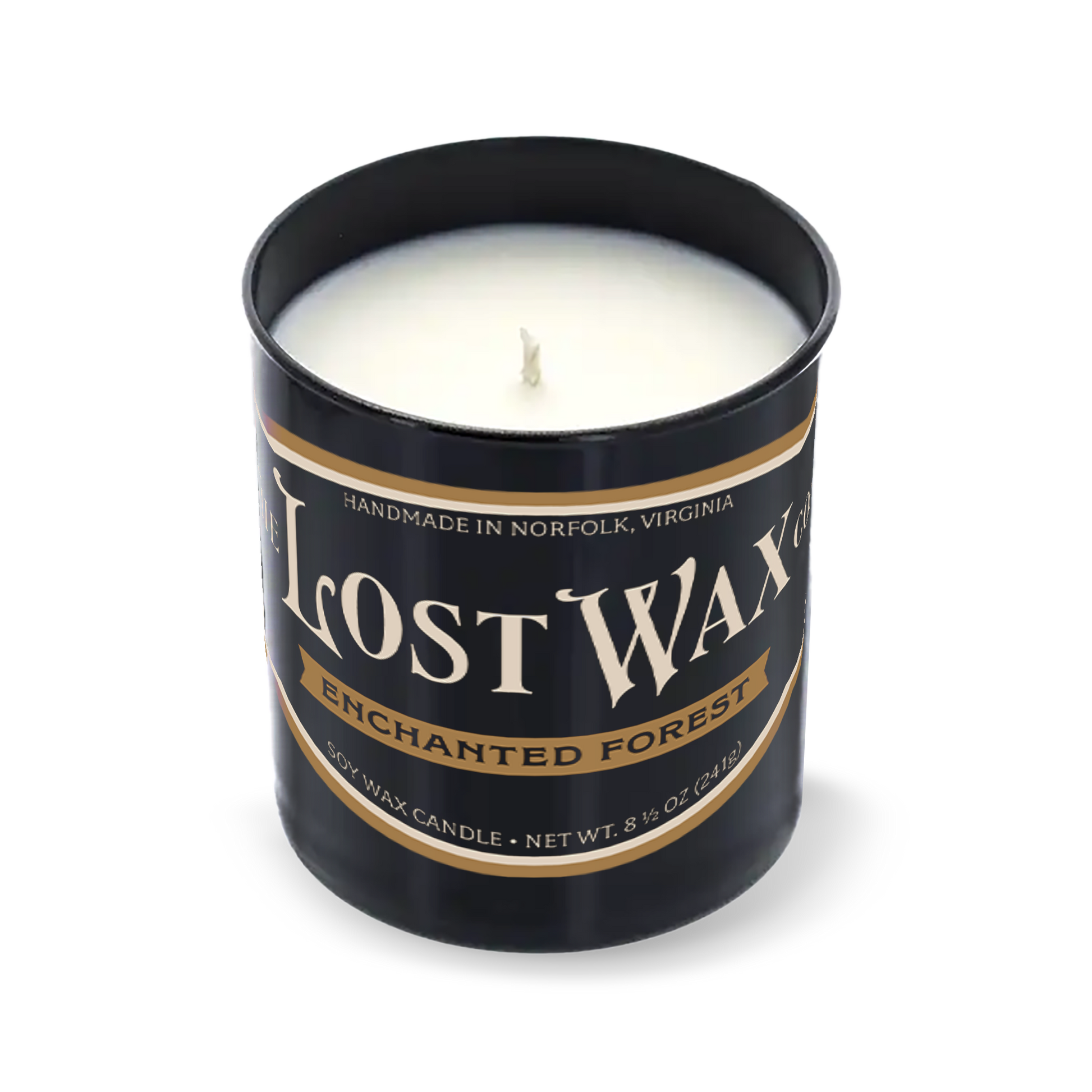 8.5 oz Black Jar Candle by The Lost Wax Company