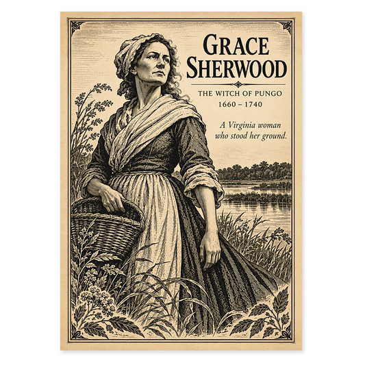 Grace Sherwood "The Witch of Pungo" Magnet