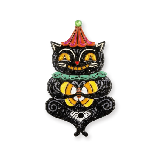 Jack-A-Boo Bug Catcher Brooch