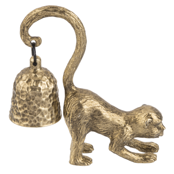Wild Animal Brass Candle Snuffer - Monkey