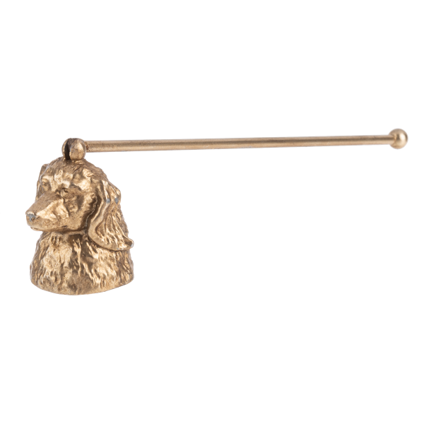 Brass Candle Snuffer - Dog