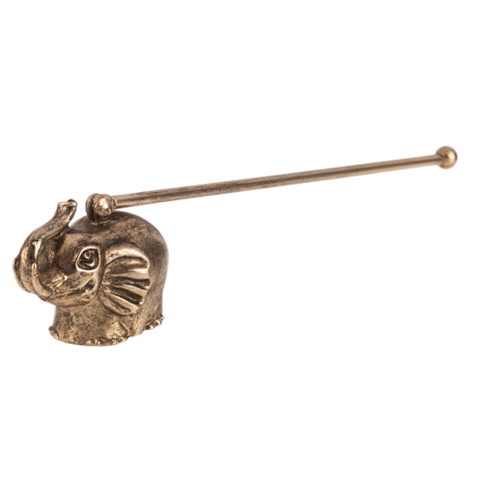 Brass Candle Snuffer - Elephant