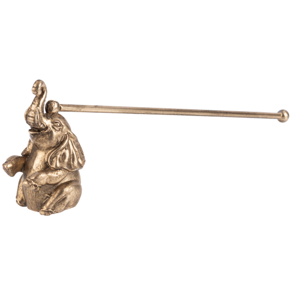 Brass Candle Snuffer - Upright Elephant