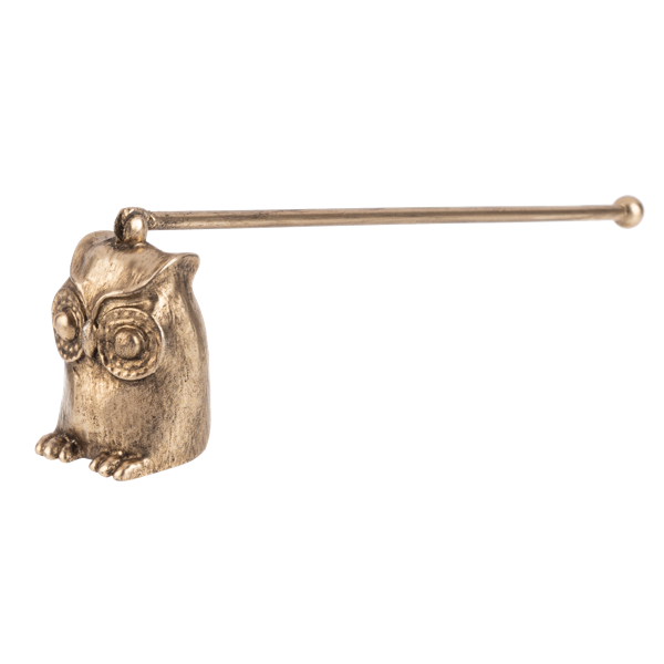 Brass Candle Snuffer - Owl