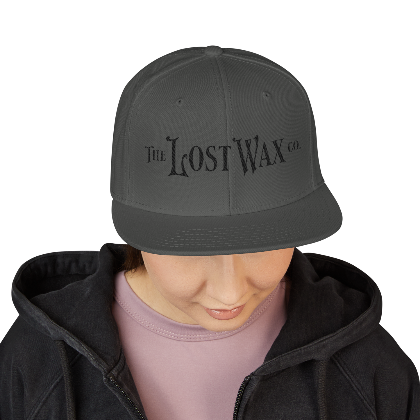 The Lost Wax Co. Embroidered Snapback Cap