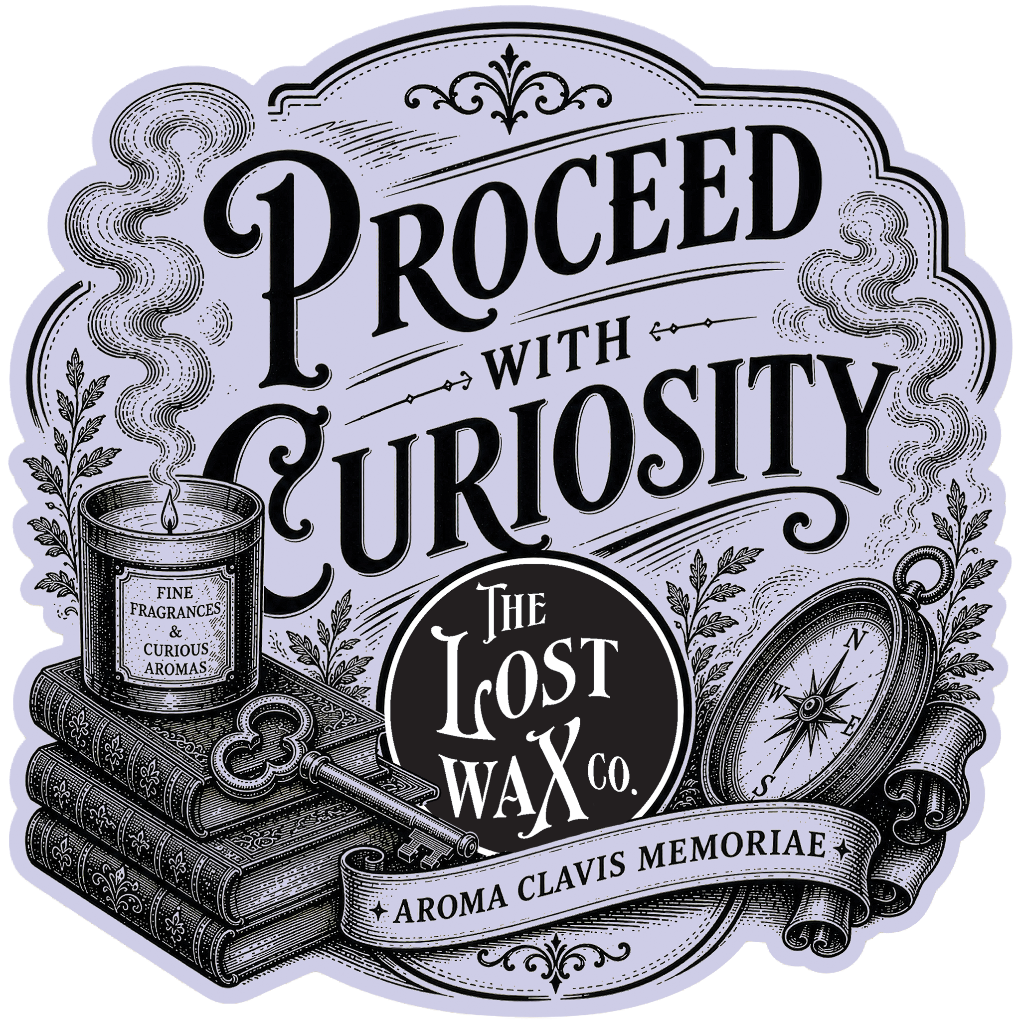 Proceed With Curiosity sticker