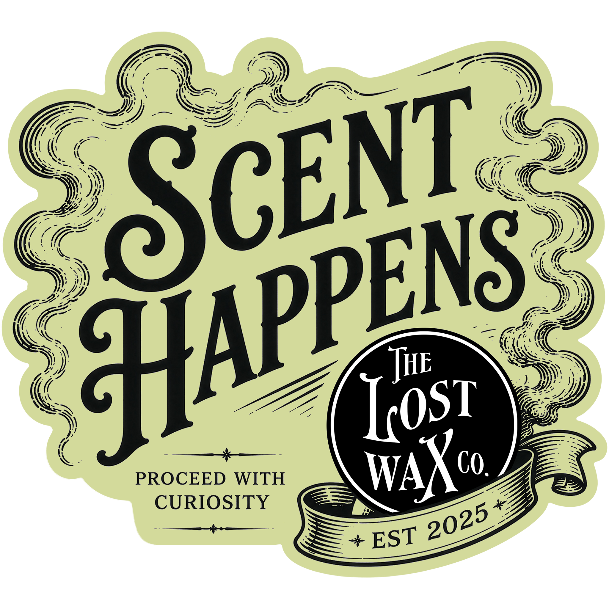Scent Happens sticker