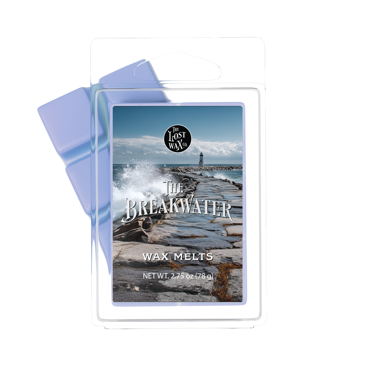 The Breakwater wax melts package