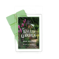 Wax melts packaging with 'The Walled Garden' design on a white background