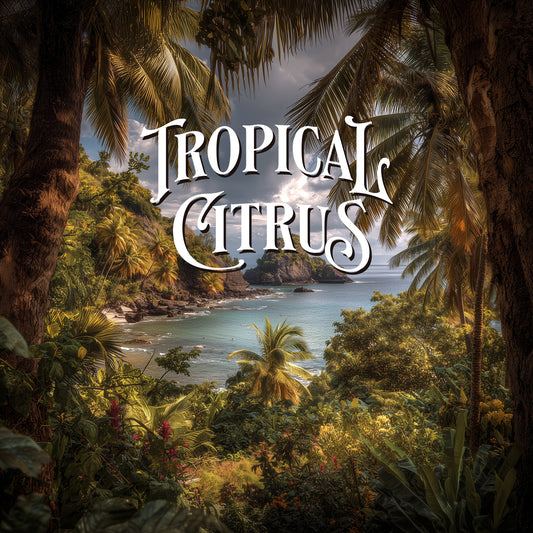 A lush tropical island paradise.