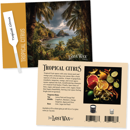 Tropical Citrus Scented Candle