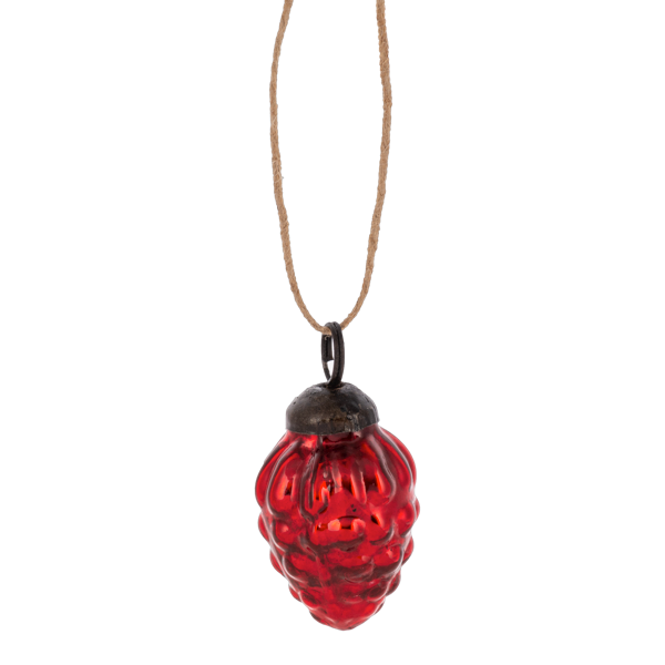 Mini Mercury-Glass Pinecone Ornament