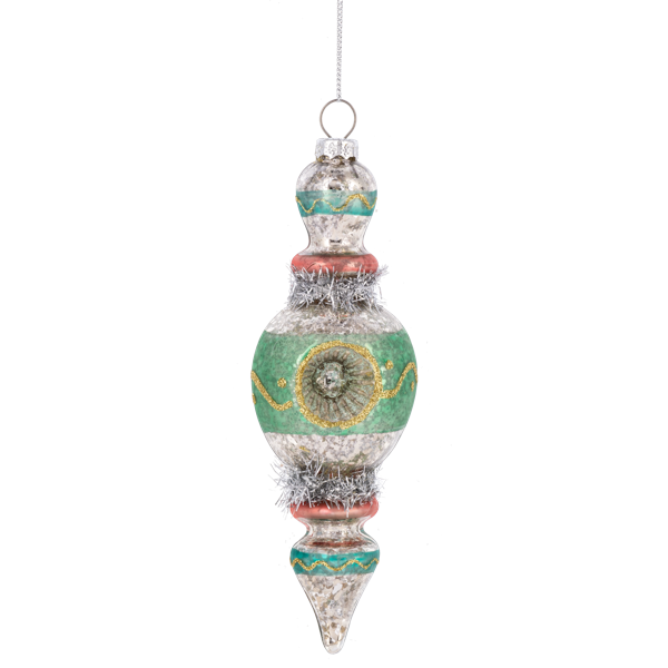 Vintage-style Reflector Drop Ornament