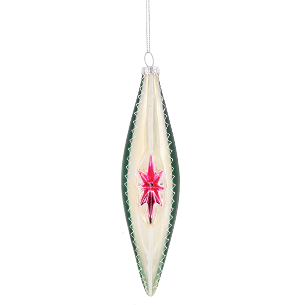 Vintage-style Reflector Drop Ornament