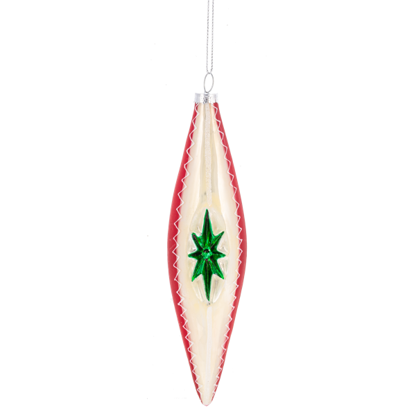 Vintage-style Reflector Drop Ornament