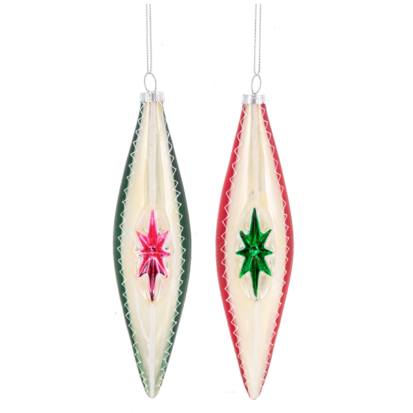 Vintage-style Reflector Drop Ornament