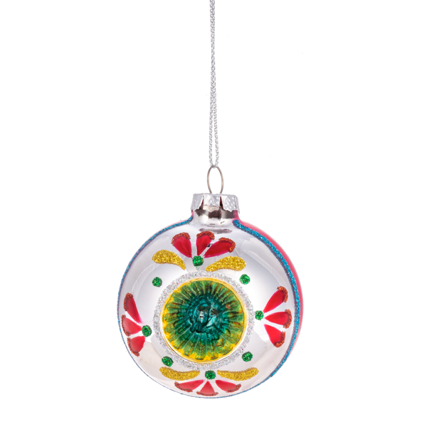 Vintage-style 'Witch's Eye' Reflector Ornament