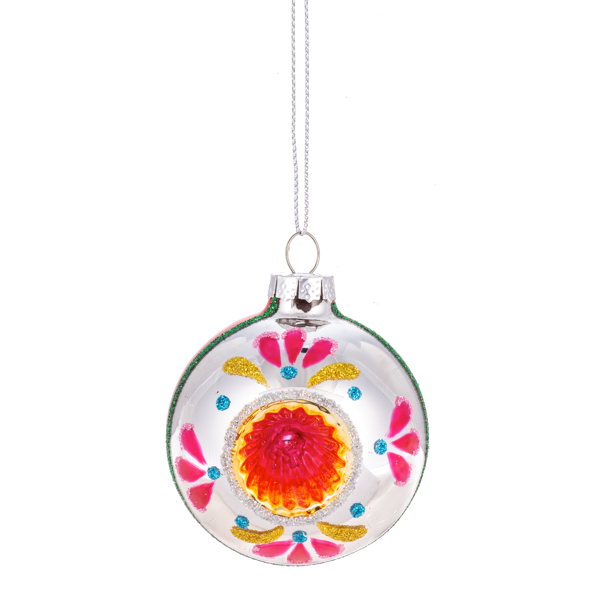 Vintage-style 'Witch's Eye' Reflector Ornament