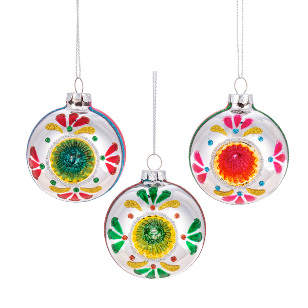 Vintage-style 'Witch's Eye' Reflector Ornament