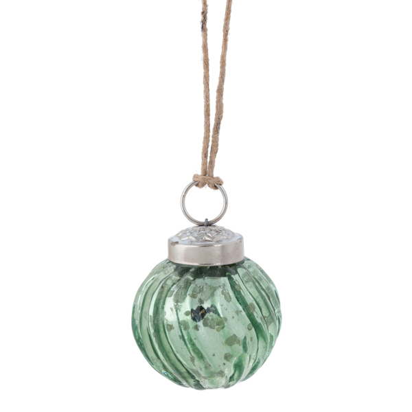 Mini Glass Kugel Ball Ornament