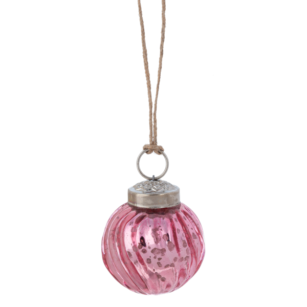 Mini Glass Kugel Ball Ornament