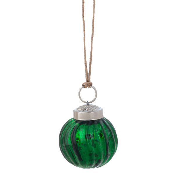 Mini Glass Kugel Ball Ornament