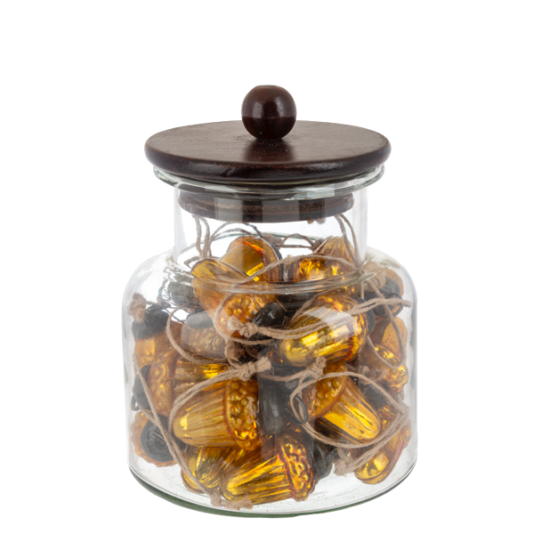 Mini Glass Acorn Ornament