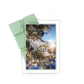 Card with 'Midwinter Juniper' text and tree image on a white background